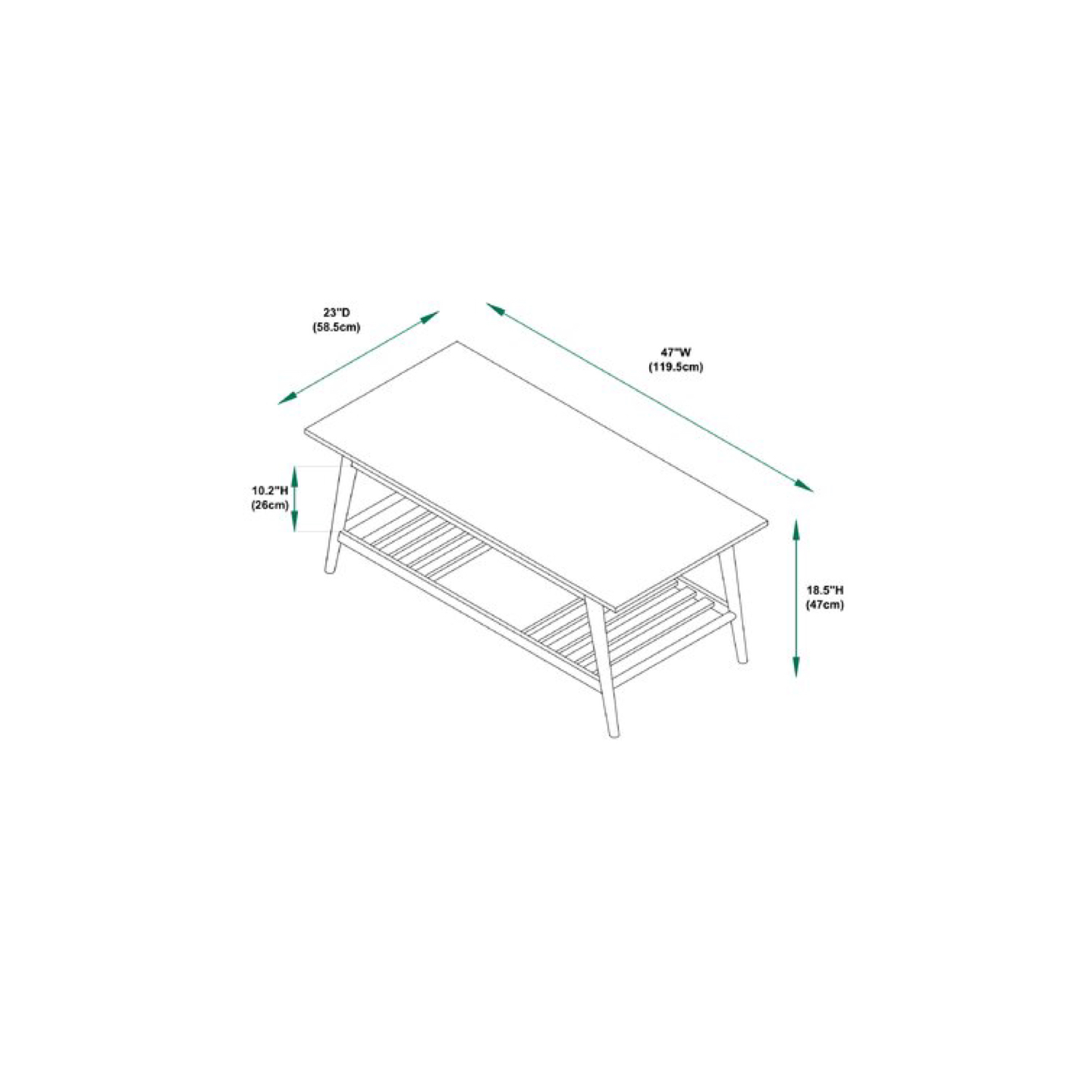 Modern Coffee Table with Storage Space image indicator(2)