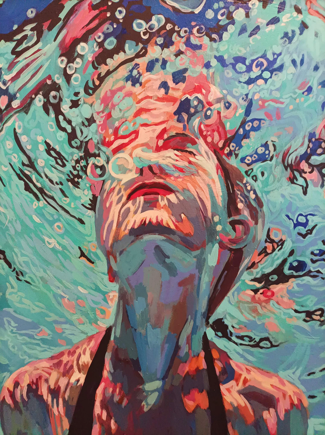 original oil painting 26" by 36" image indicator(3)