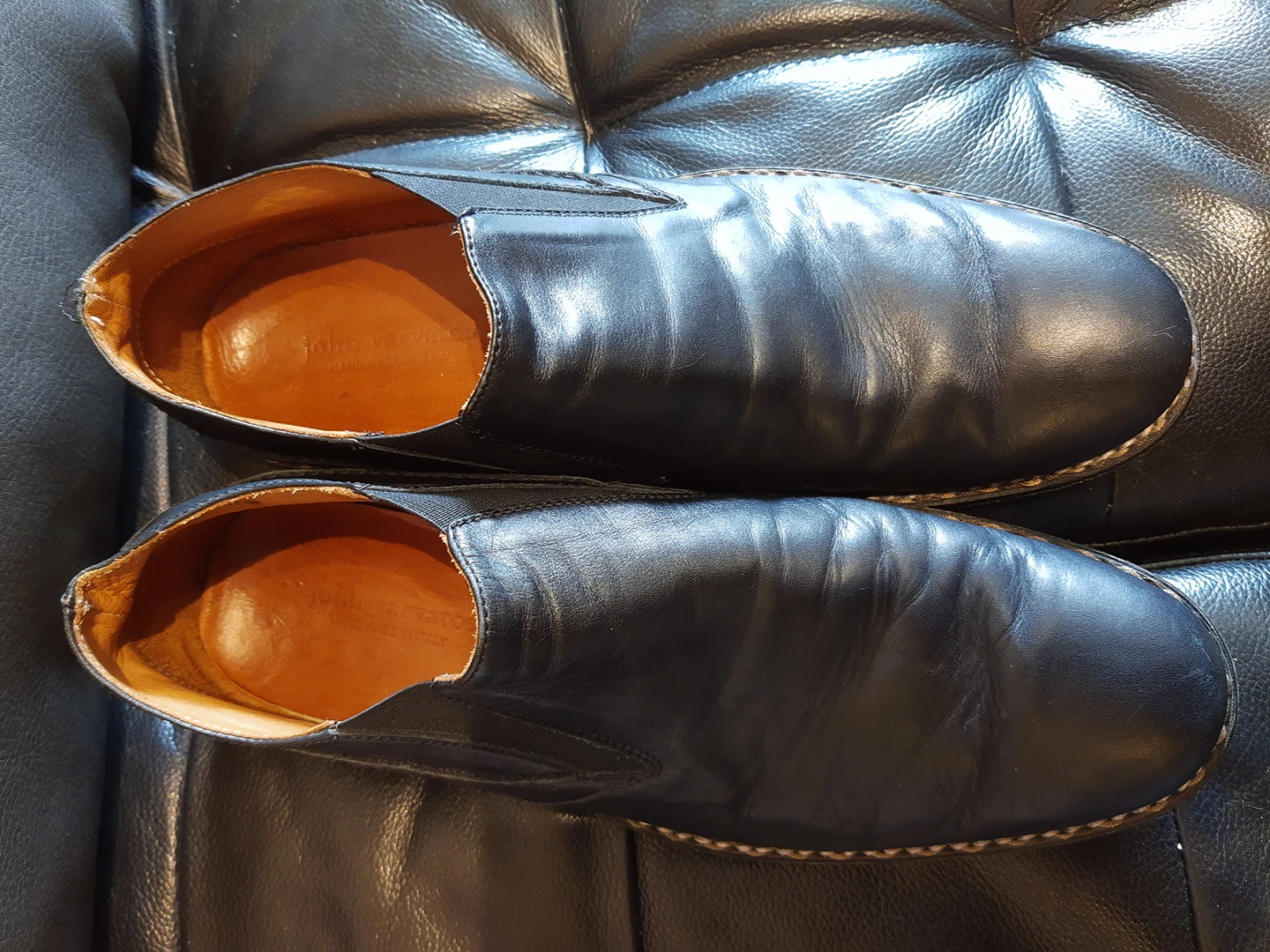 John Varvatos Black dress shoes size10.5 image indicator(2)