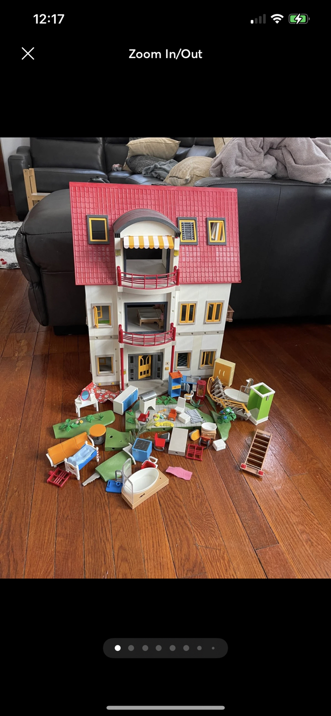 Vintage playmobil suburban home thumbnail