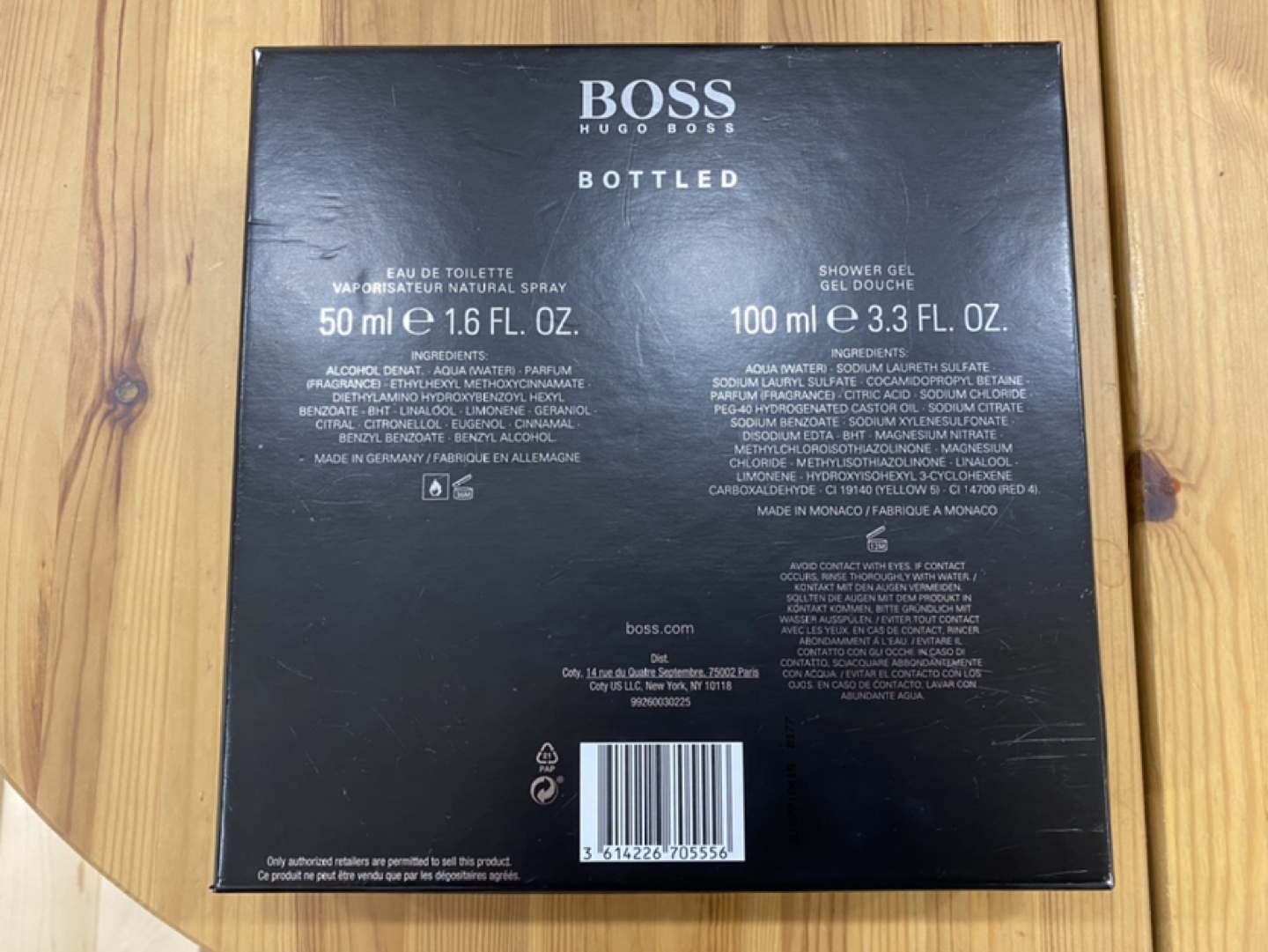 🎉 Hugo Boss - Boss Bottled Eau De Toilette Spray + Shower Gel - photo 4