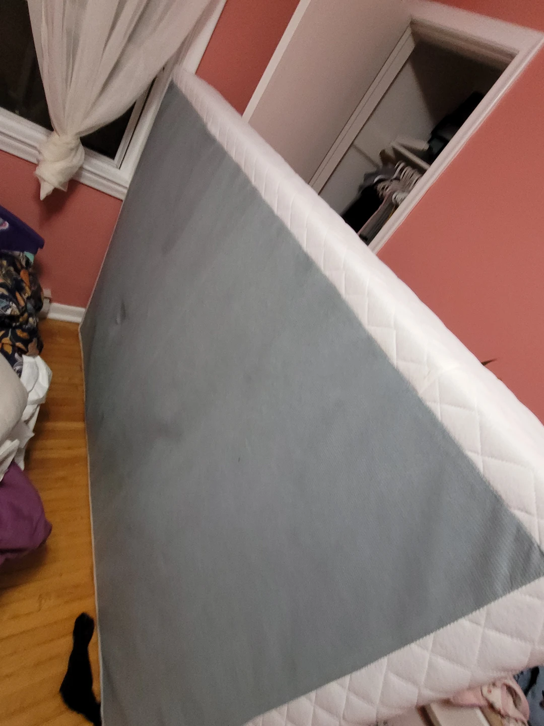 Queen foam bed and box spring. FREE thumbnail