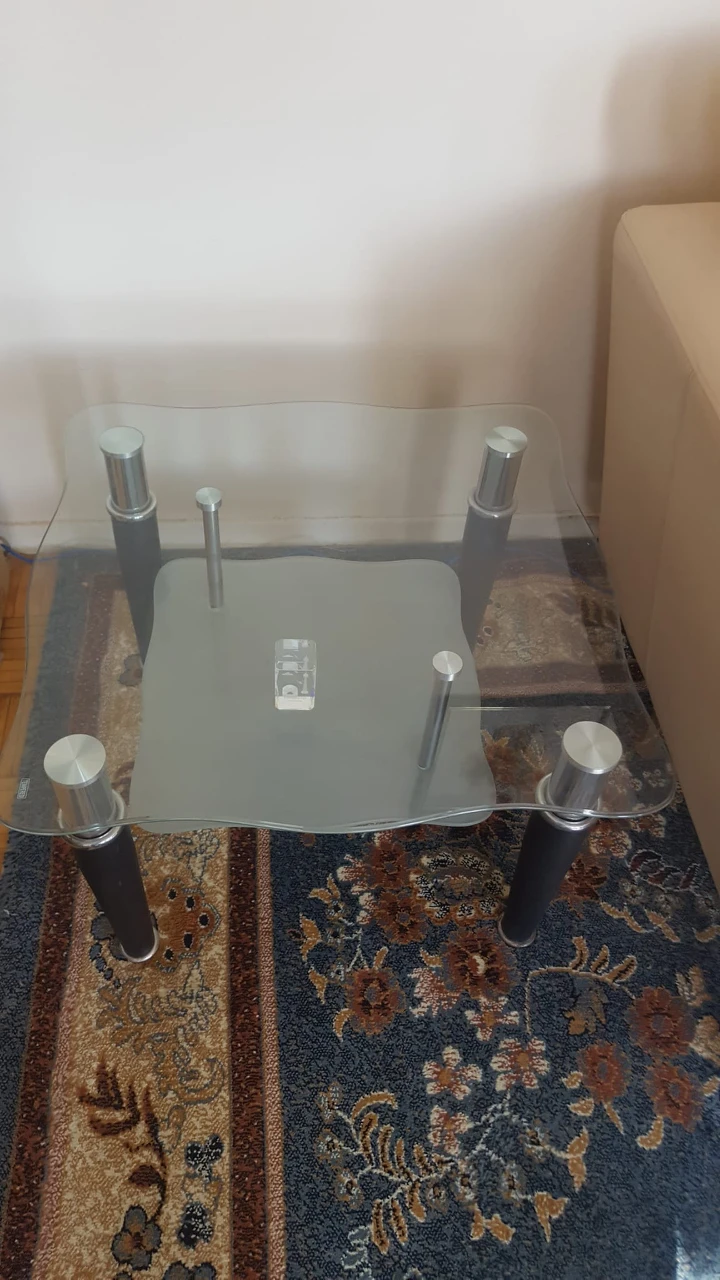 glass coffee table - photo 2