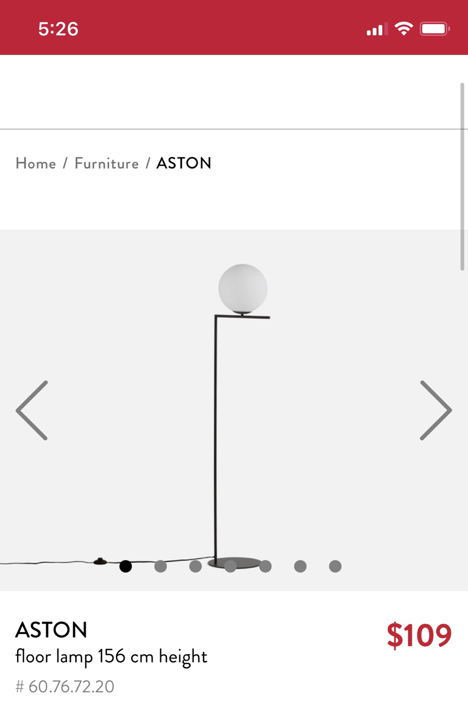 Structube Aston Floor Lamp