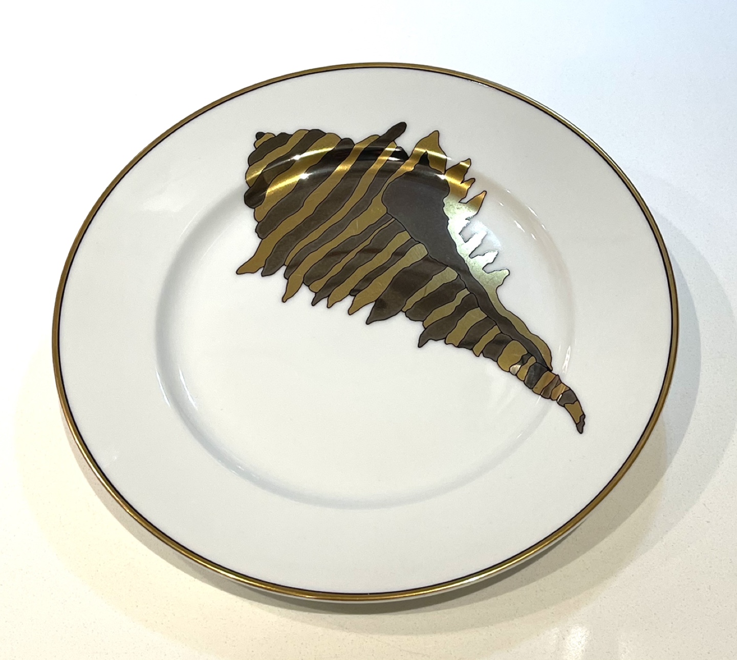 FITZ & FLOYD Coquilles combinees set of 12 plates image indicator(5)