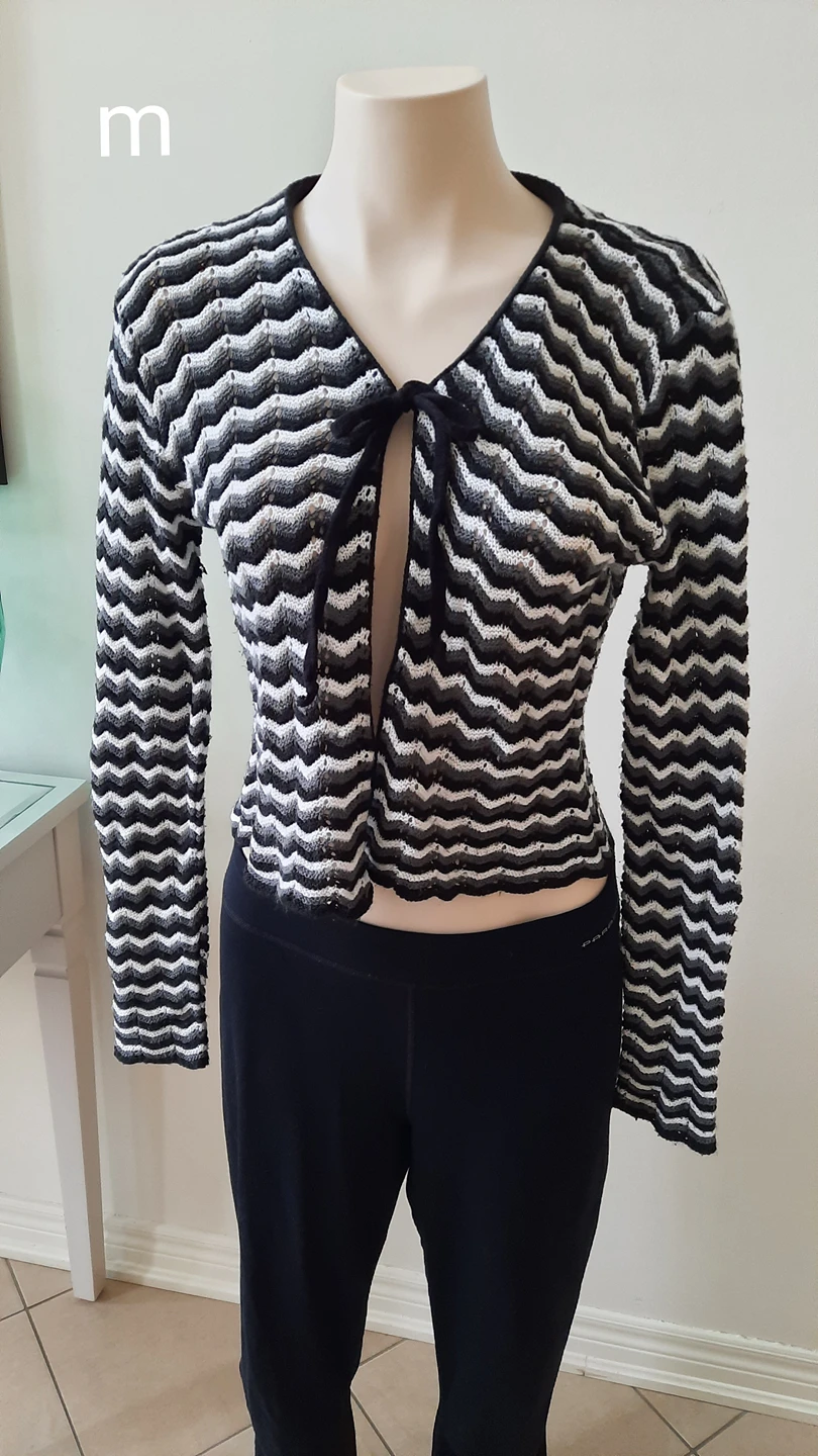 open front cardigan size small