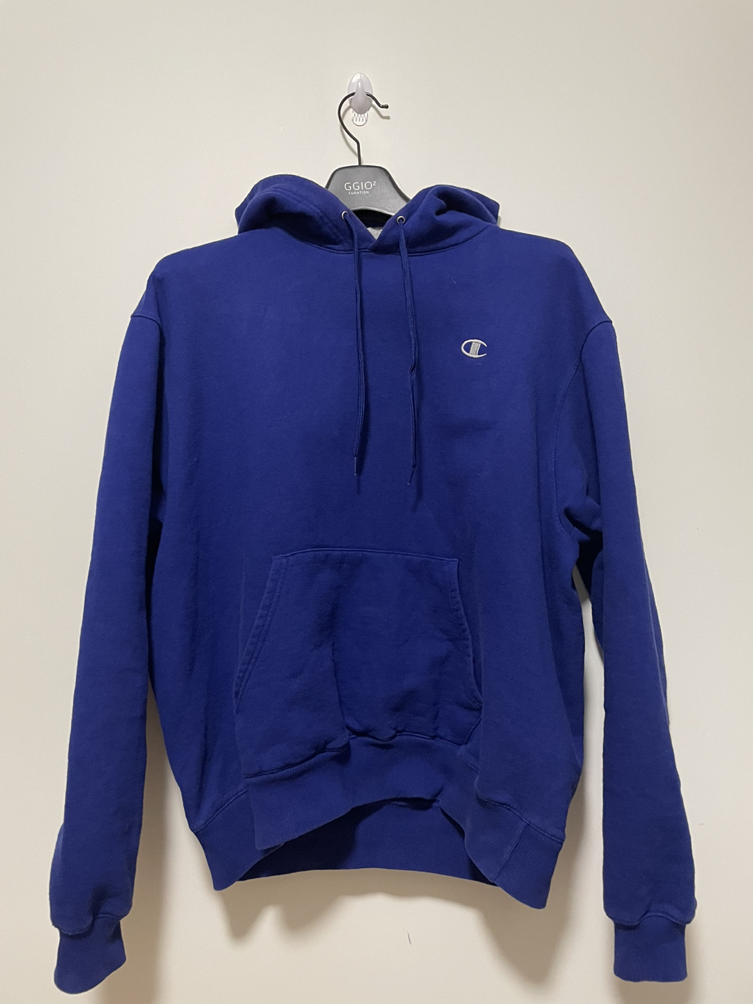 Champion hoodie(blue & black) thumbnail