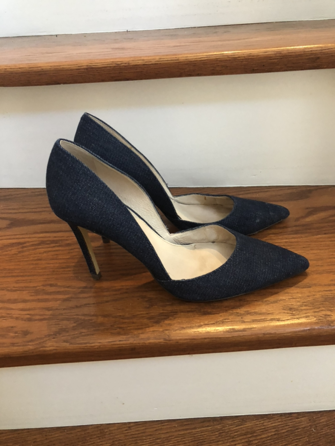 Louise et Cie Blue high heels size 8.5 image indicator(3)