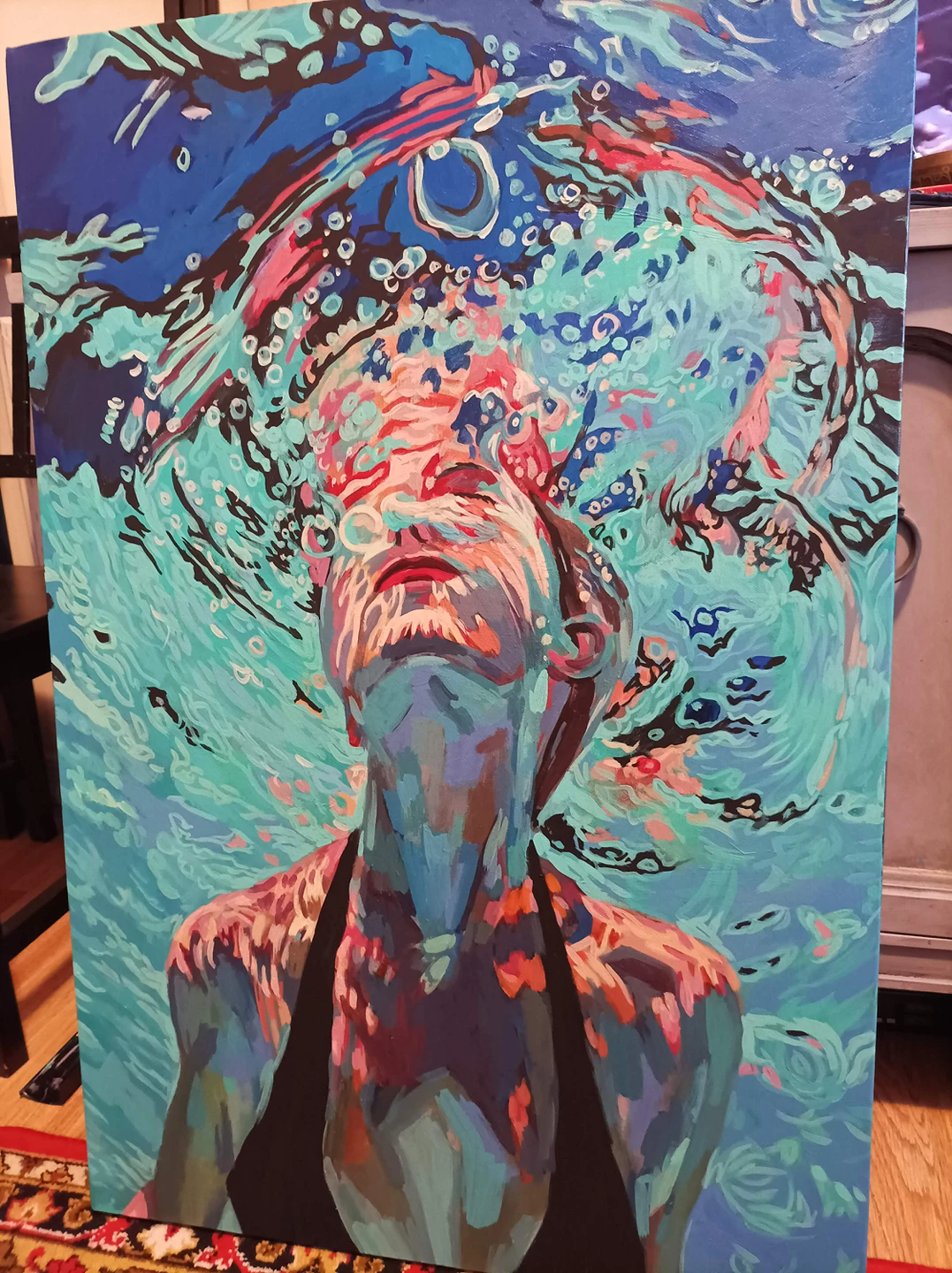 original oil painting 26" by 36" image indicator(7)