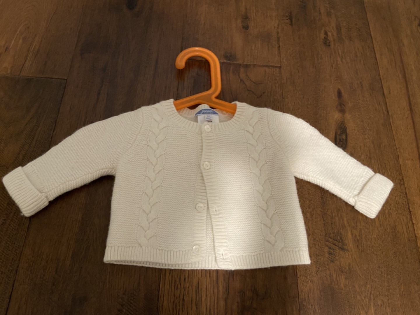 Baby girl Jacadi cardigan, 0-3mo thumbnail