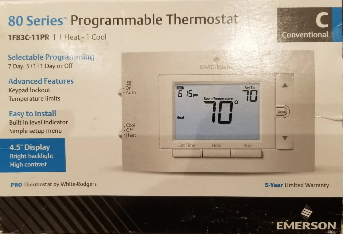 Emerson 80 Series Programmable Thermostat