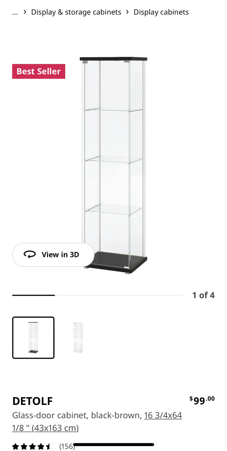 Ikea Glass Cabinet - photo 5