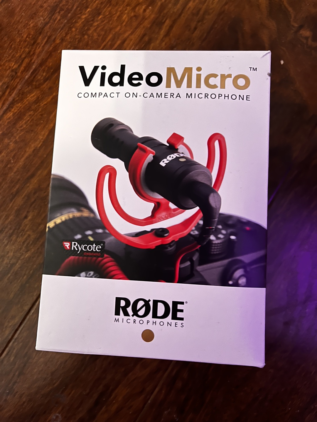 Rode VideoMicro mic for camera or phone