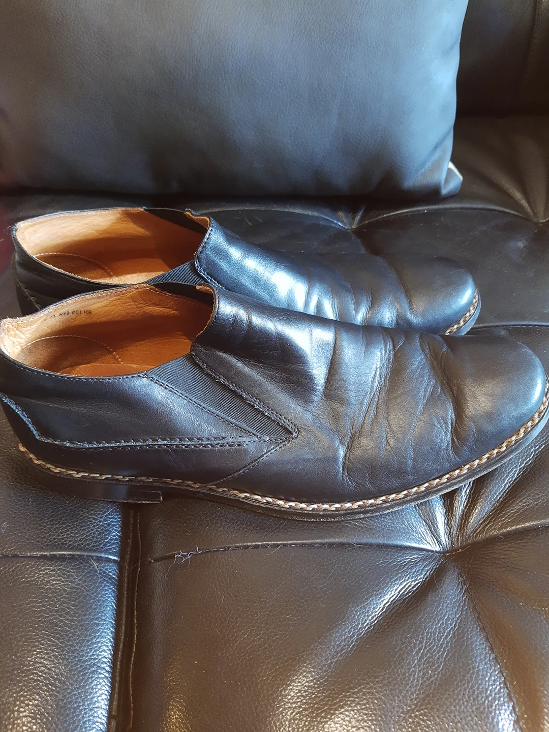 John Varvatos Black dress shoes size10.5 image indicator(4)