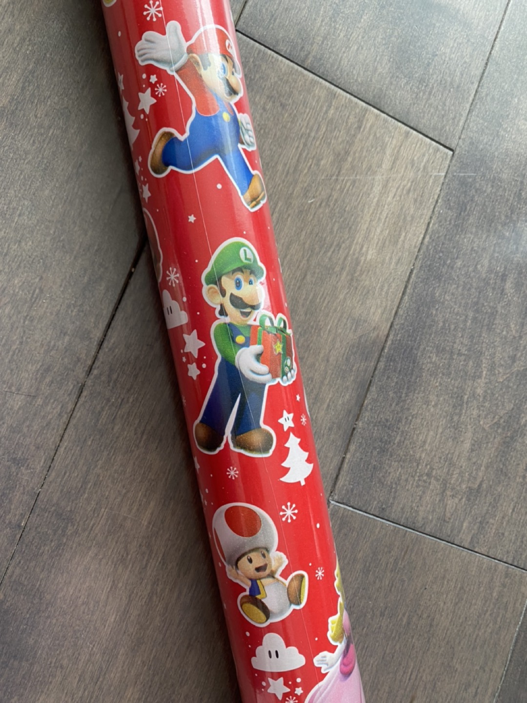 New. Wrapping paper. Super Mario theme. image indicator(4)