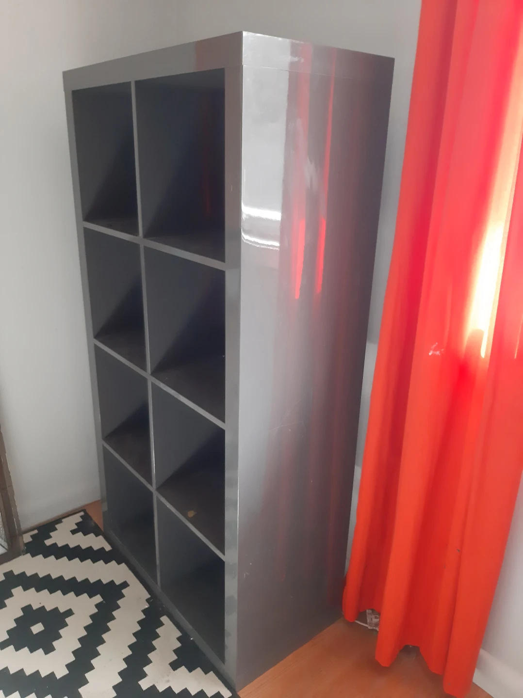 IKEA bookshelf, Grey glossy, Like NEW - photo 2