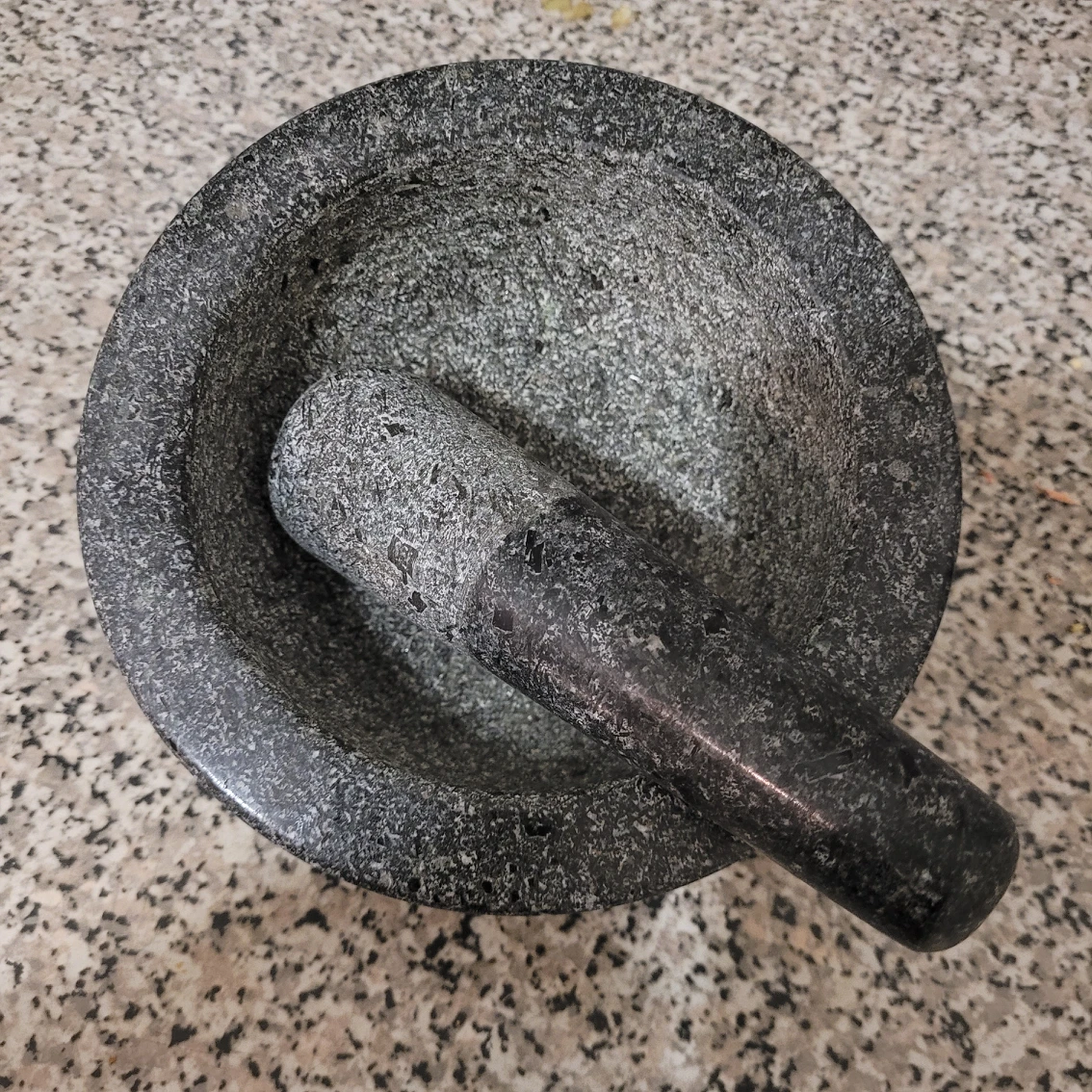 Stone Mortar and Pestle