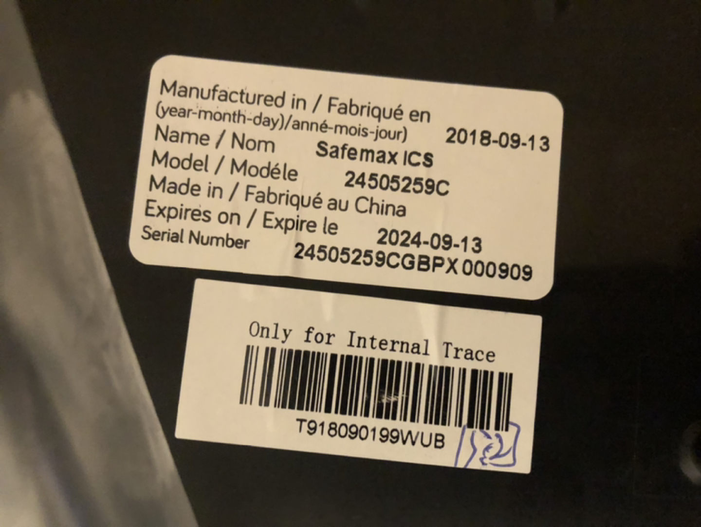 EVENFLO SAFEMAX INFANT CARSEAT thumbnail