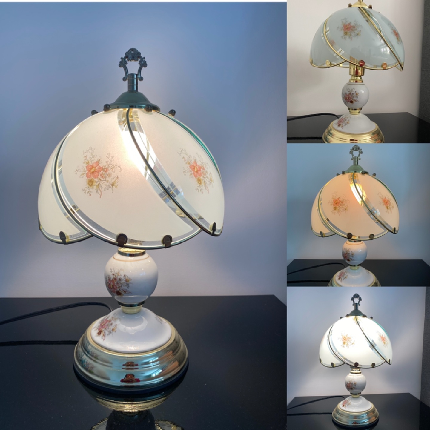 Night table lamp, touch sensitive