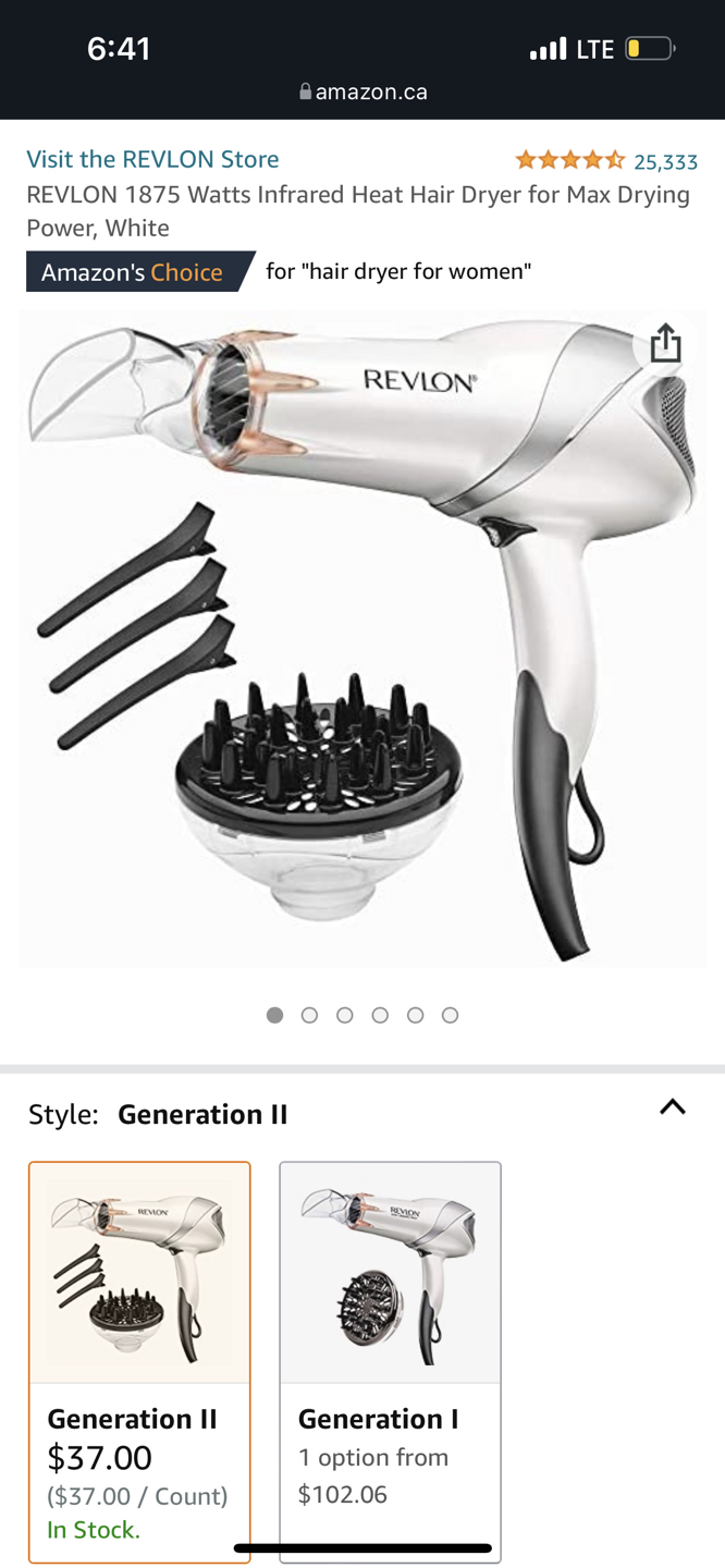 hair dryer thumbnail