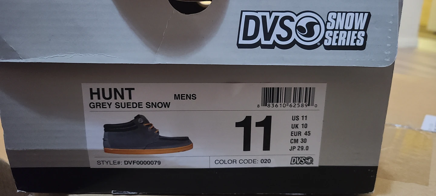 DVS HUNT GREY SUEDE SNOW - photo 4