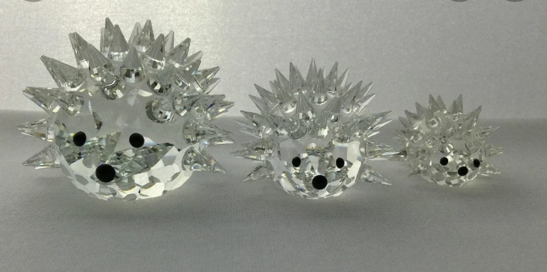 swarovski hedgehog/ porcupine figures - photo 2