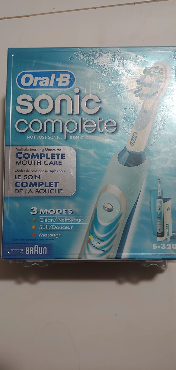 oral b sonic electronic toothbrush