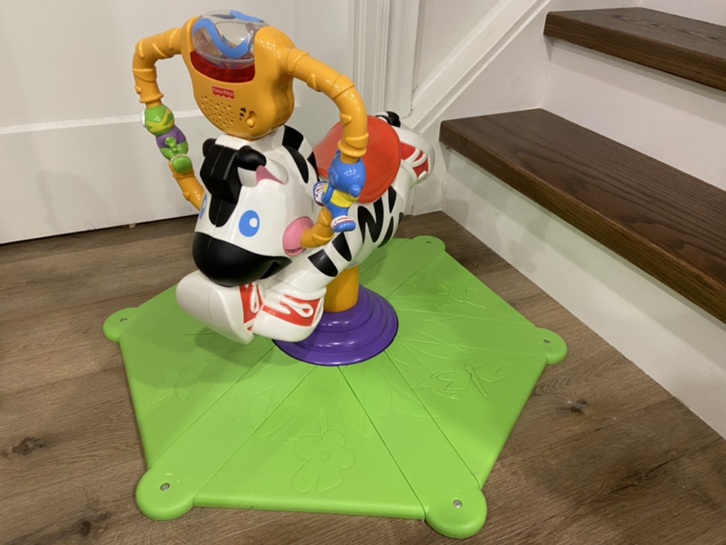 Fisher Price Bounce & Spin Zebra thumbnail