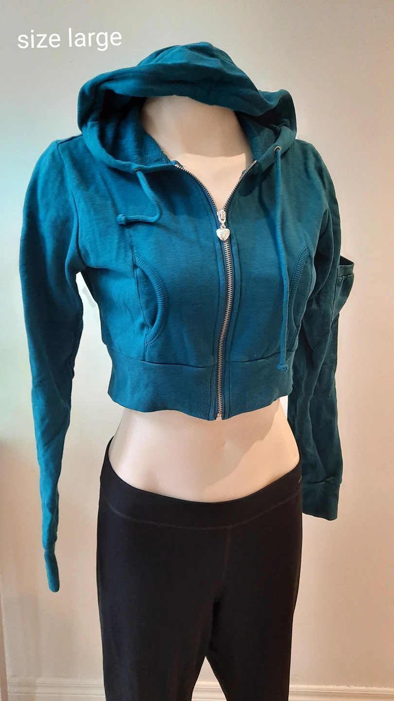 open front hooded cardigan size s thumbnail