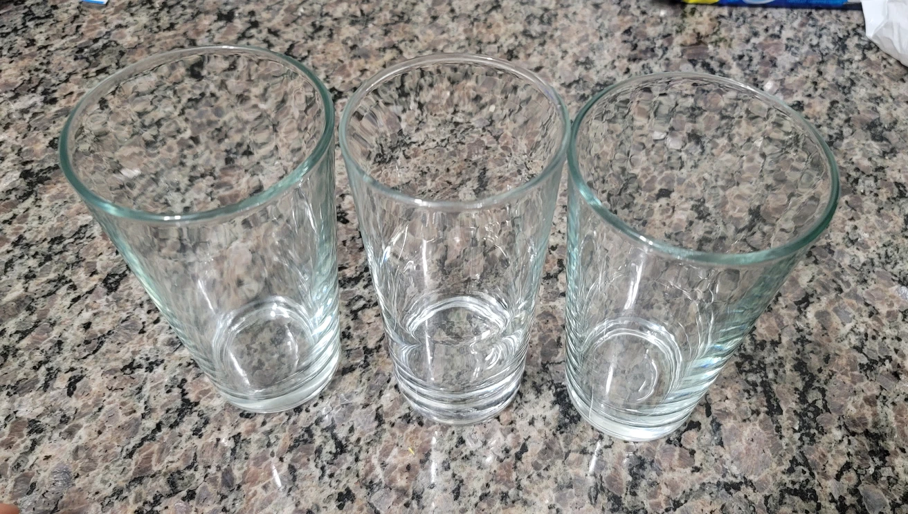 Clear glass thumbnail