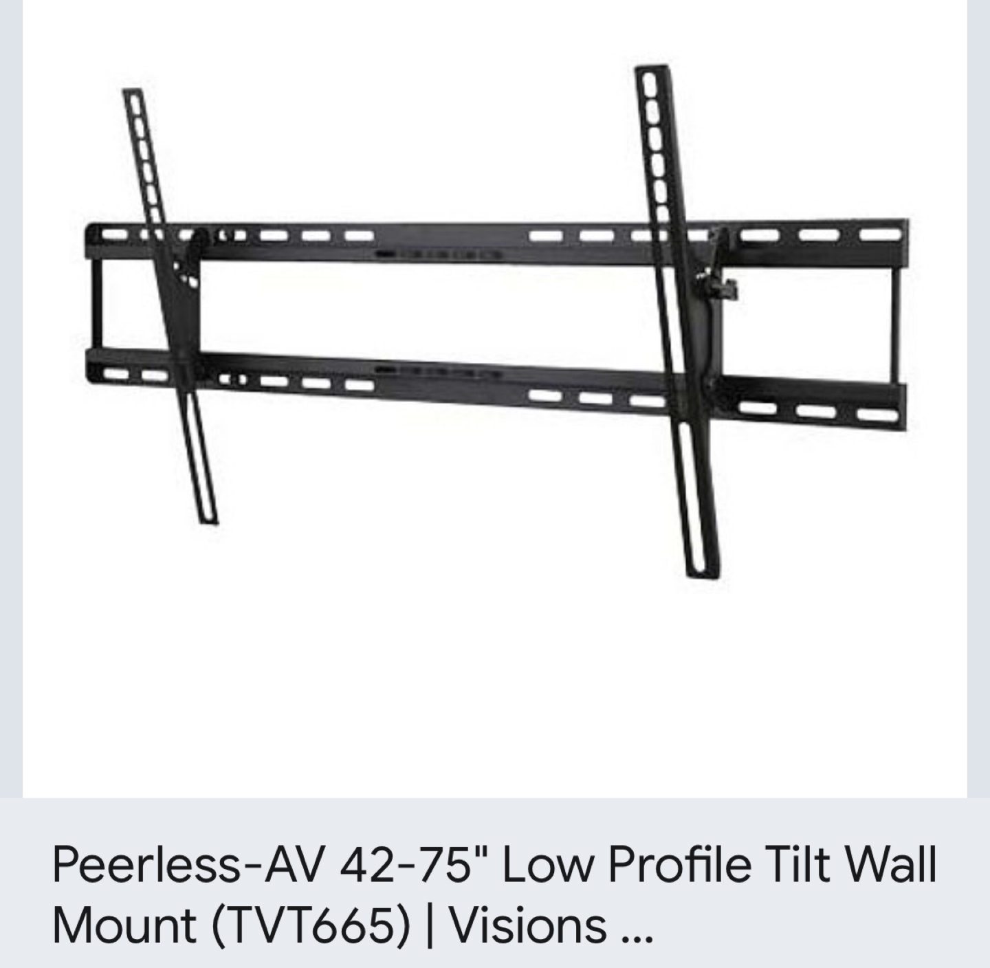 NEW! PEERLESS AV 42-75” LOW PROFILE TILT WALL MOUNT thumbnail