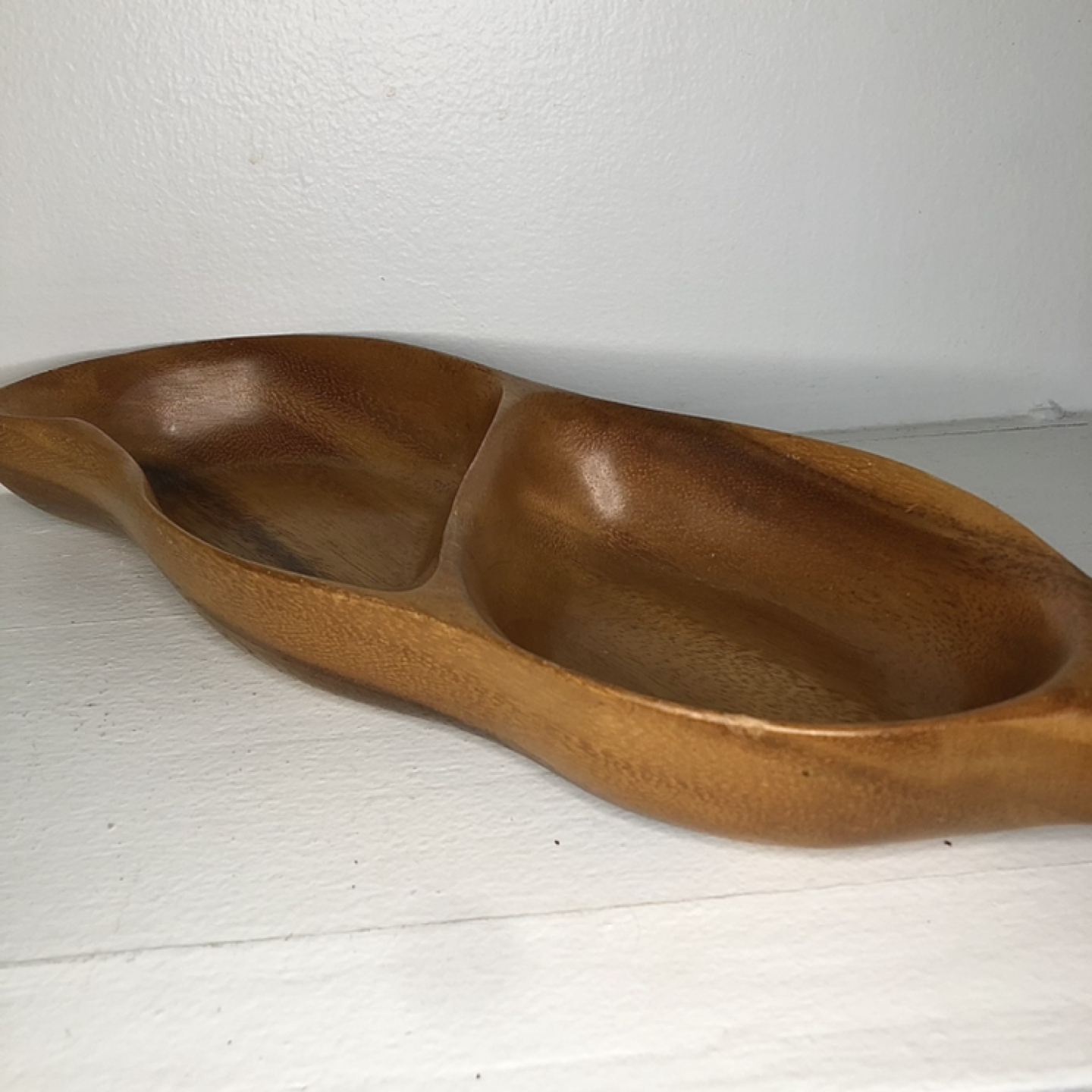 Vintage Monkeypod Wood Serving Tray - photo 2