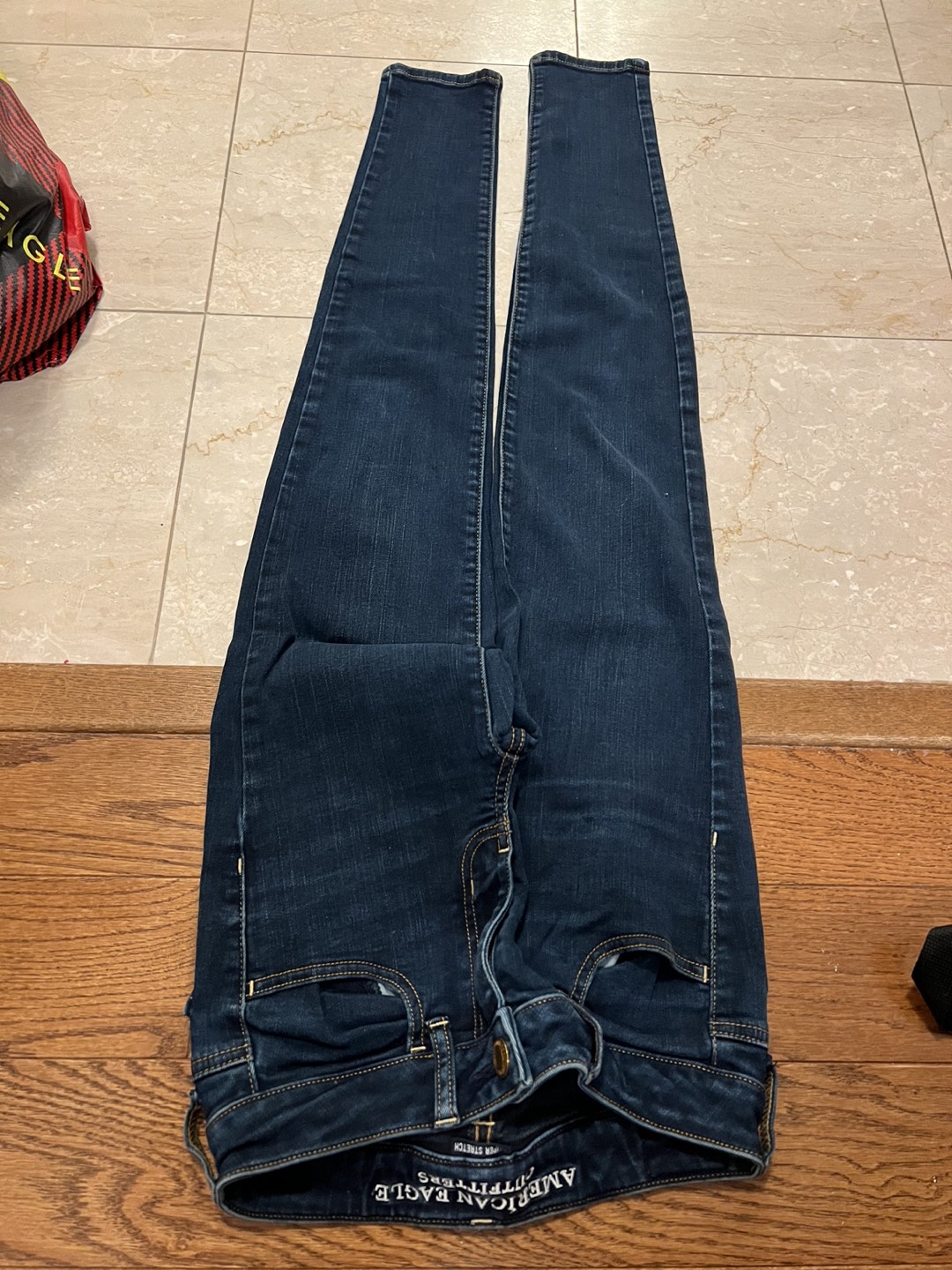 American eagle jeans super stretch size 0 (read description) image indicator(2)