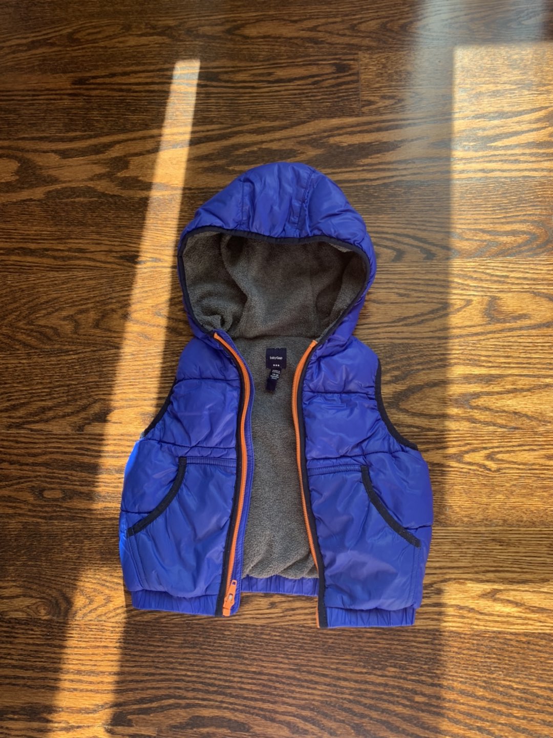 gap 12-18 months warm vest
