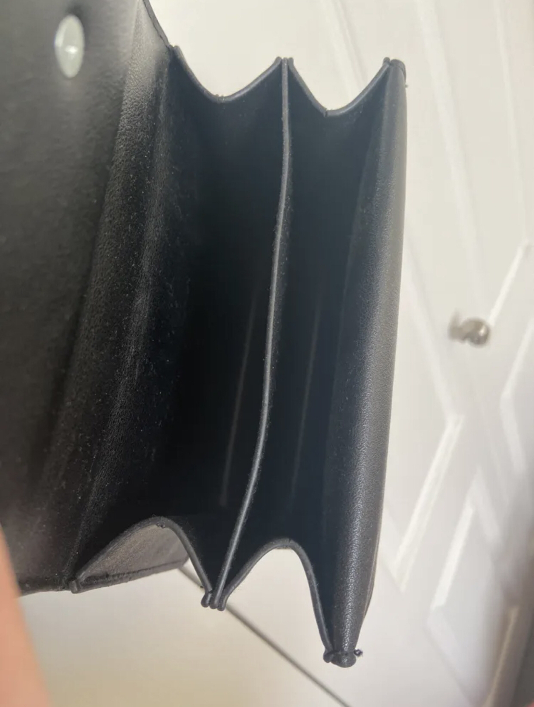 Cute faux snake skin Two way purse image indicator(2)