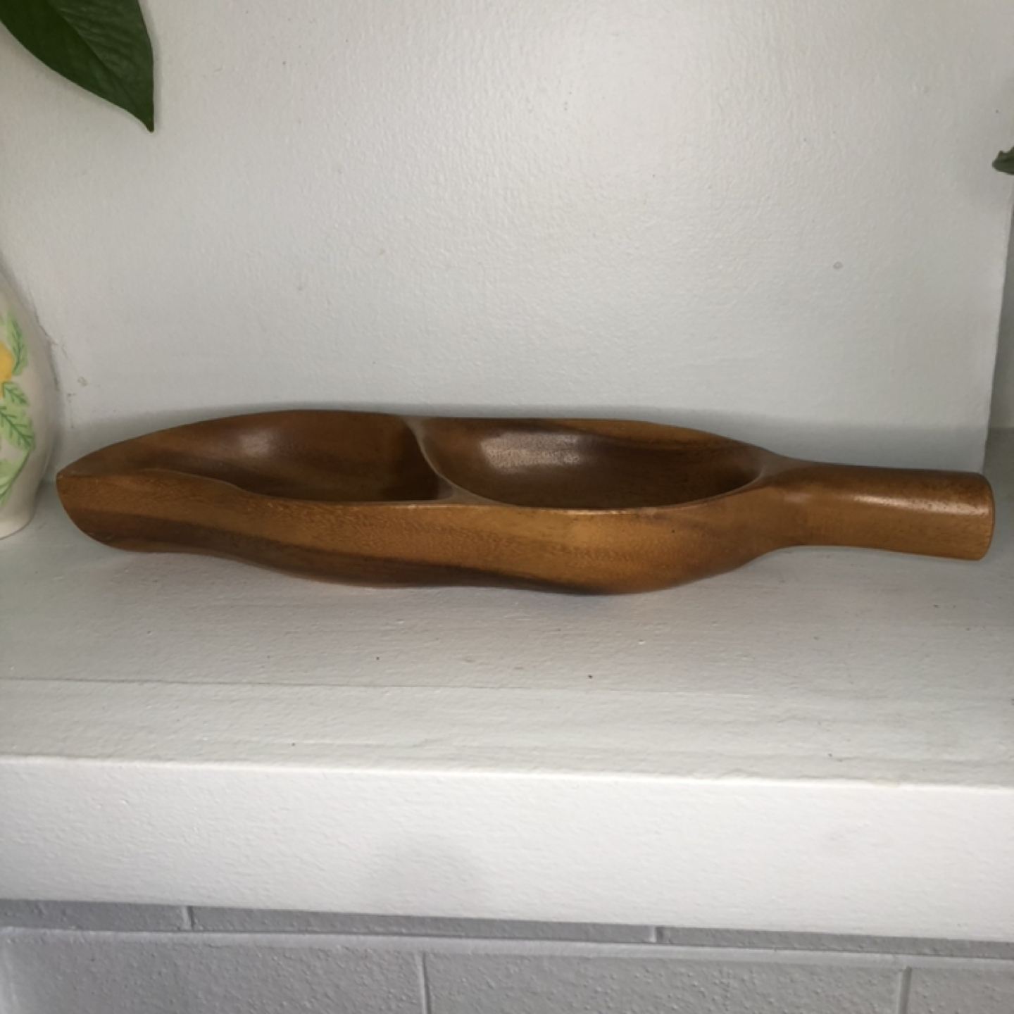Vintage Monkeypod Wood Serving Tray - photo 3