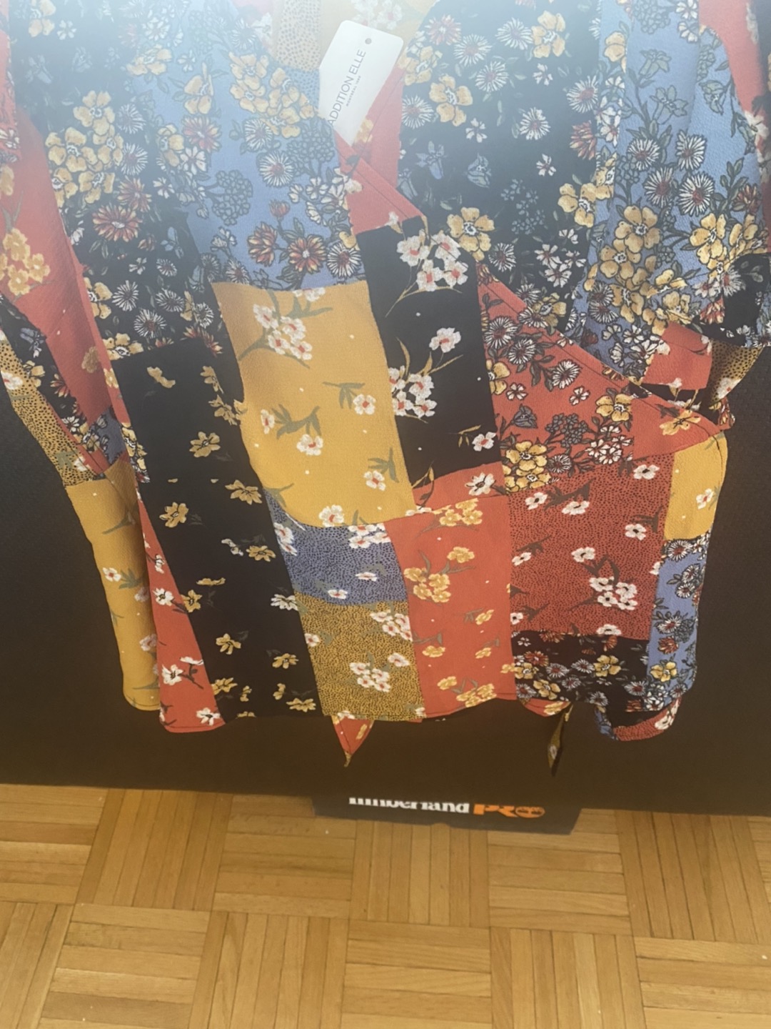 Womens wrap around peplum top. image indicator(4)