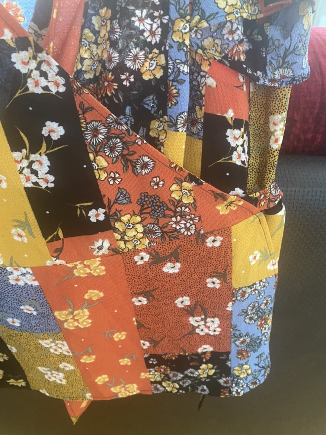 Womens wrap around peplum top. image indicator(3)