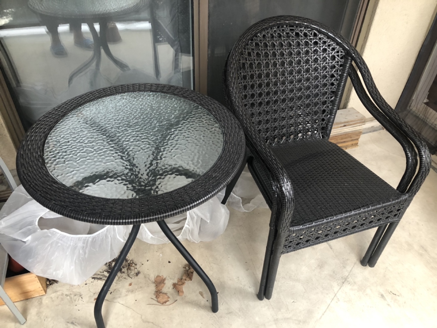 3 Piece Patio Bistro Set thumbnail