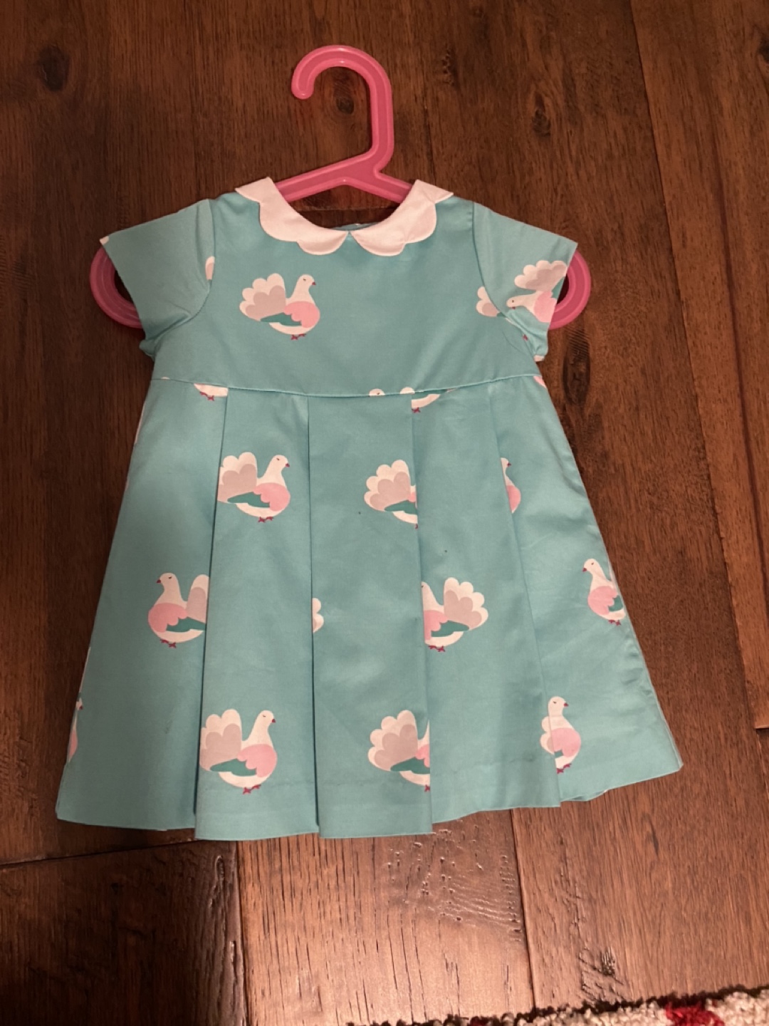 Baby girl Jacadi pleated dress, 6-12mo thumbnail