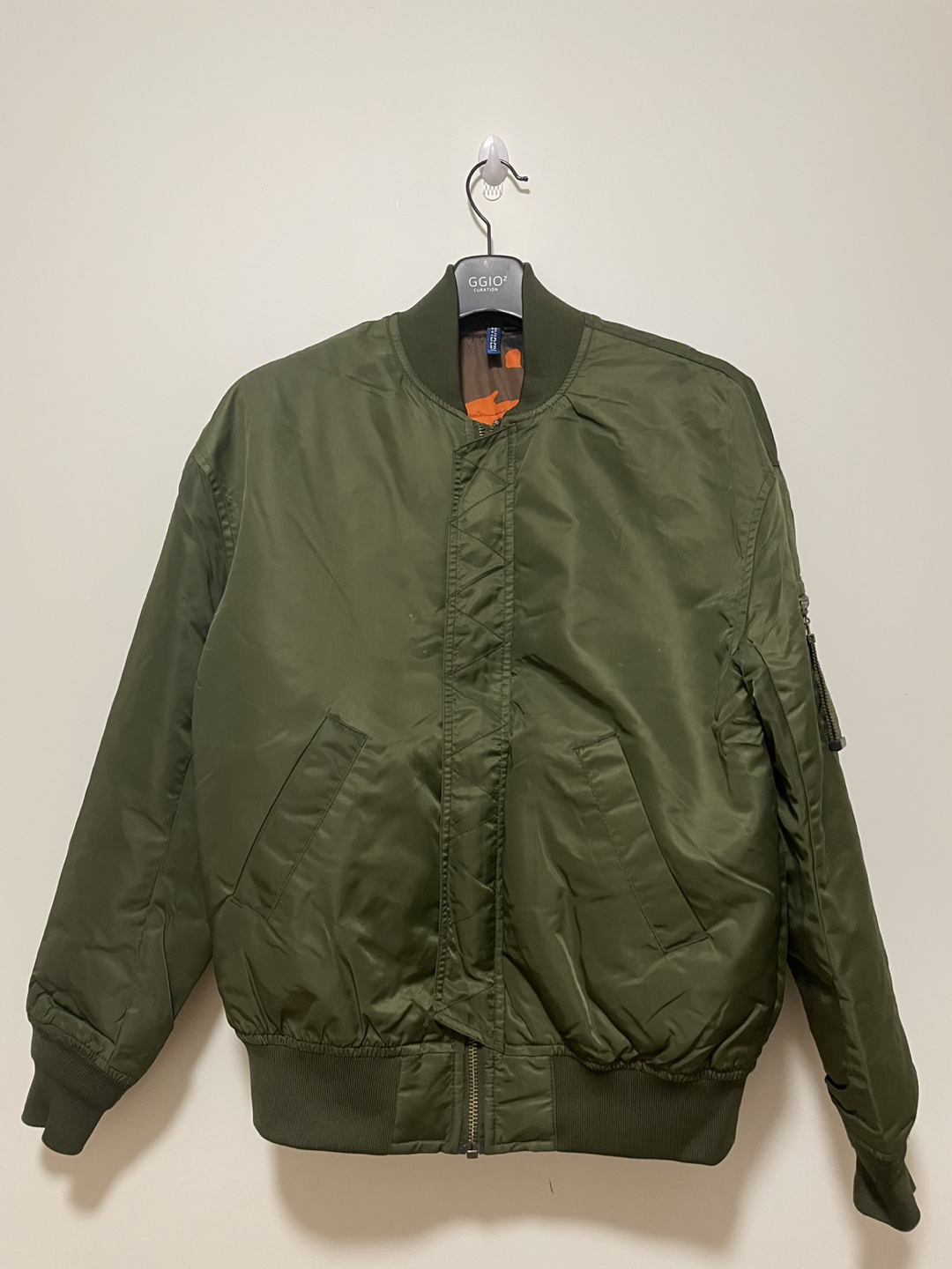 Oversized MA-1 bomber (flight) jacket thumbnail