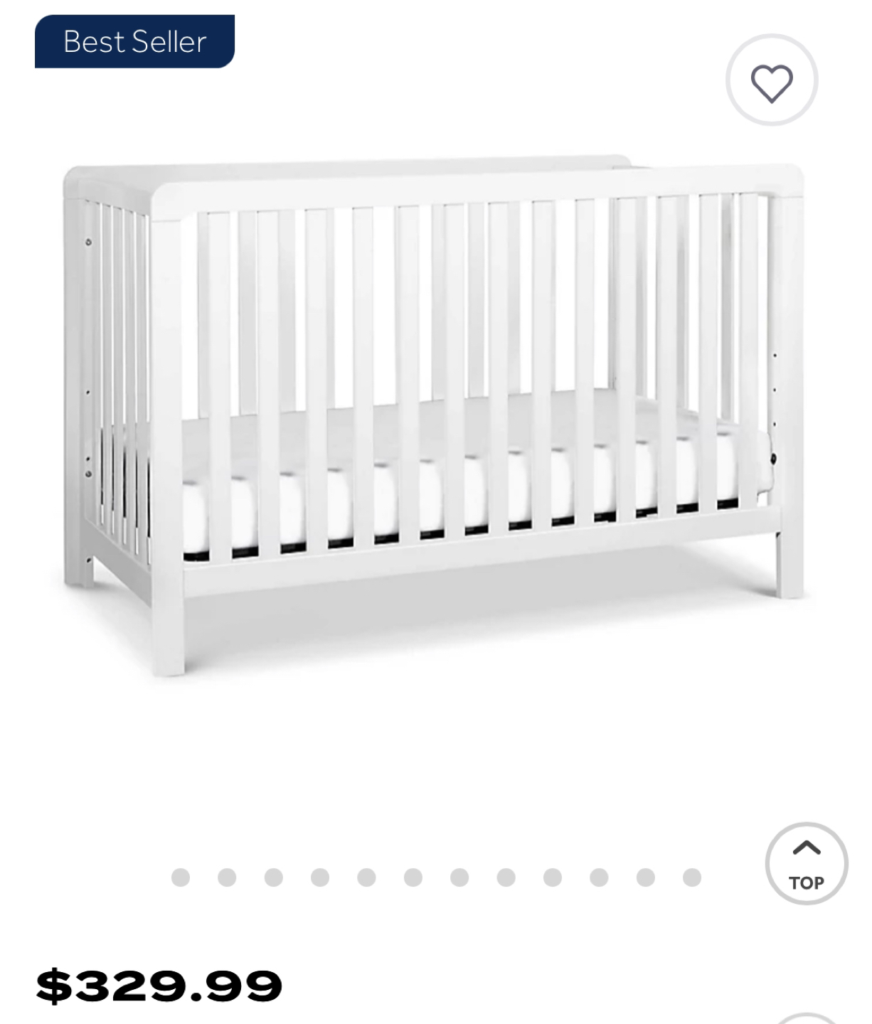 4-in-1 Convertible Crib with Mattress&Cover image indicator(5)