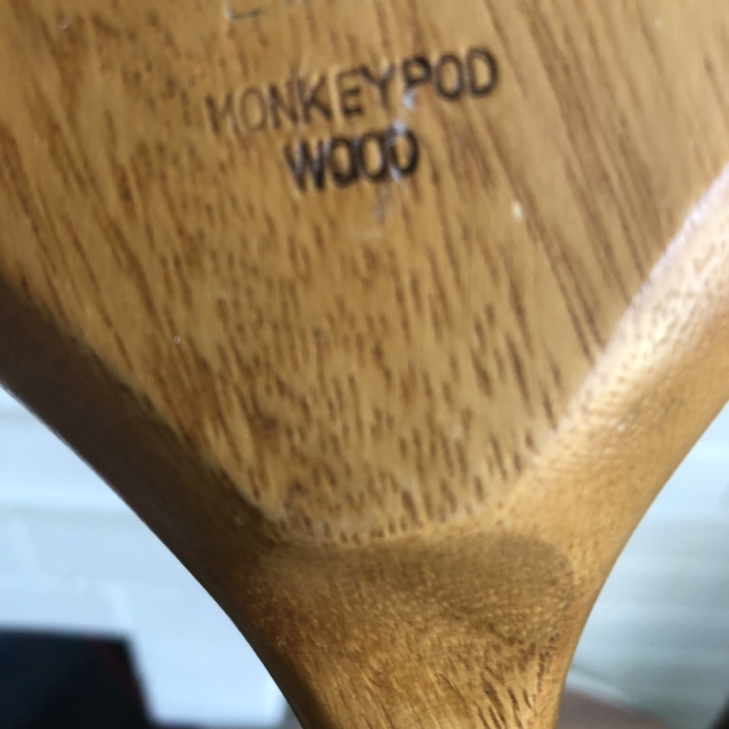 Vintage Monkeypod Wood Serving Tray - photo 5