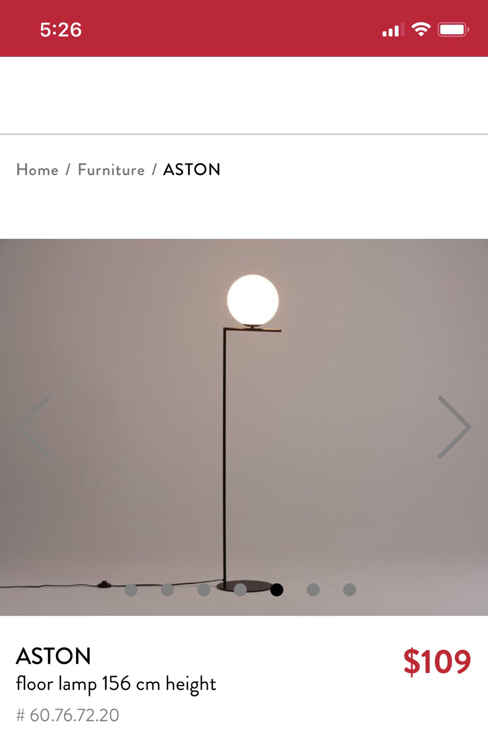 Structube Aston Floor Lamp - photo 2