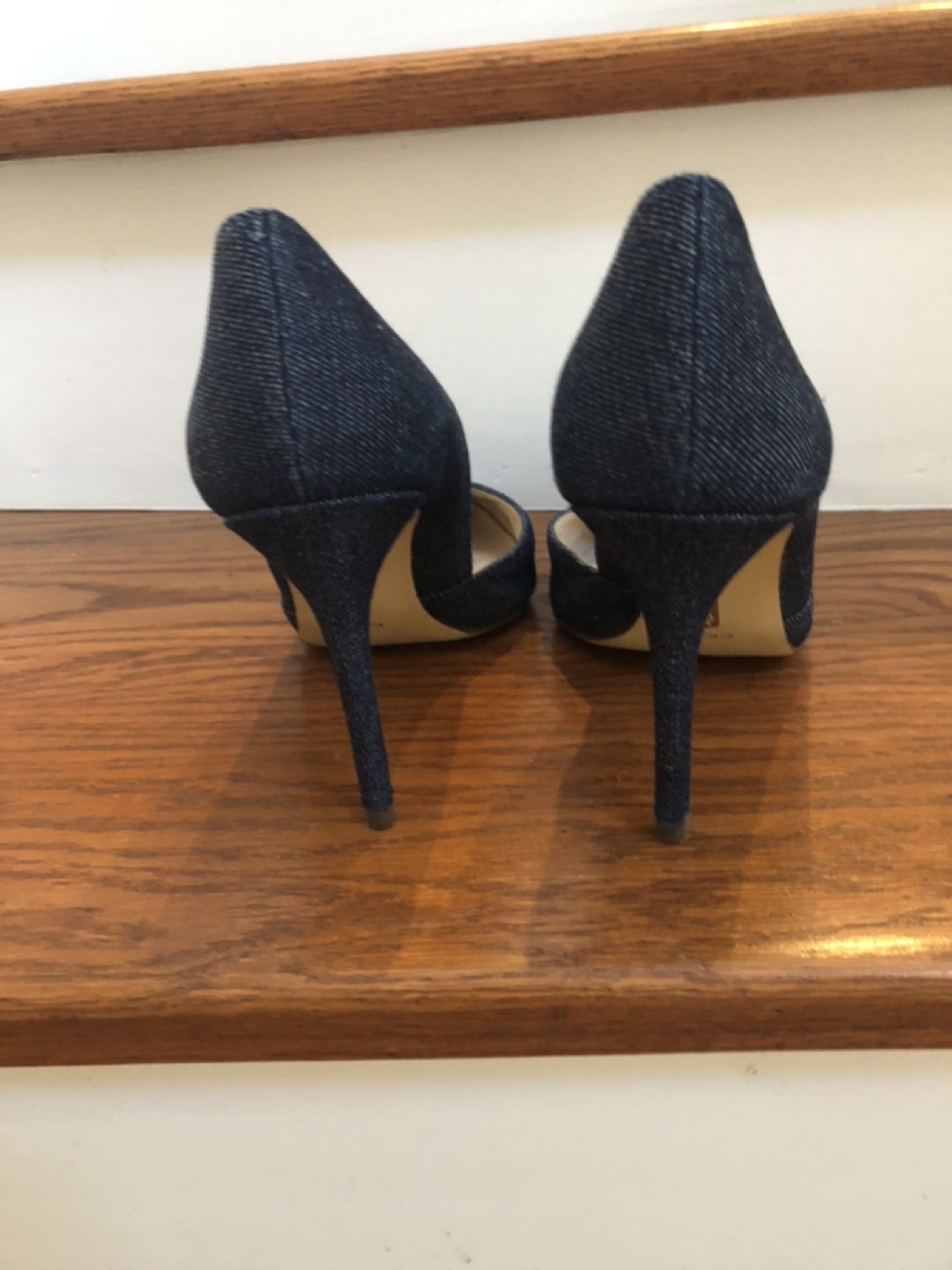 Louise et Cie Blue high heels size 8.5 image indicator(4)