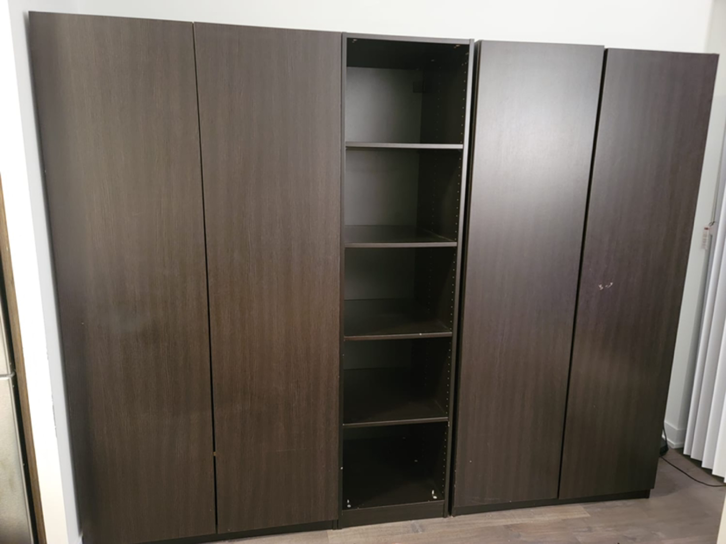3 pieces ikea wardrobe in a very good condition thumbnail