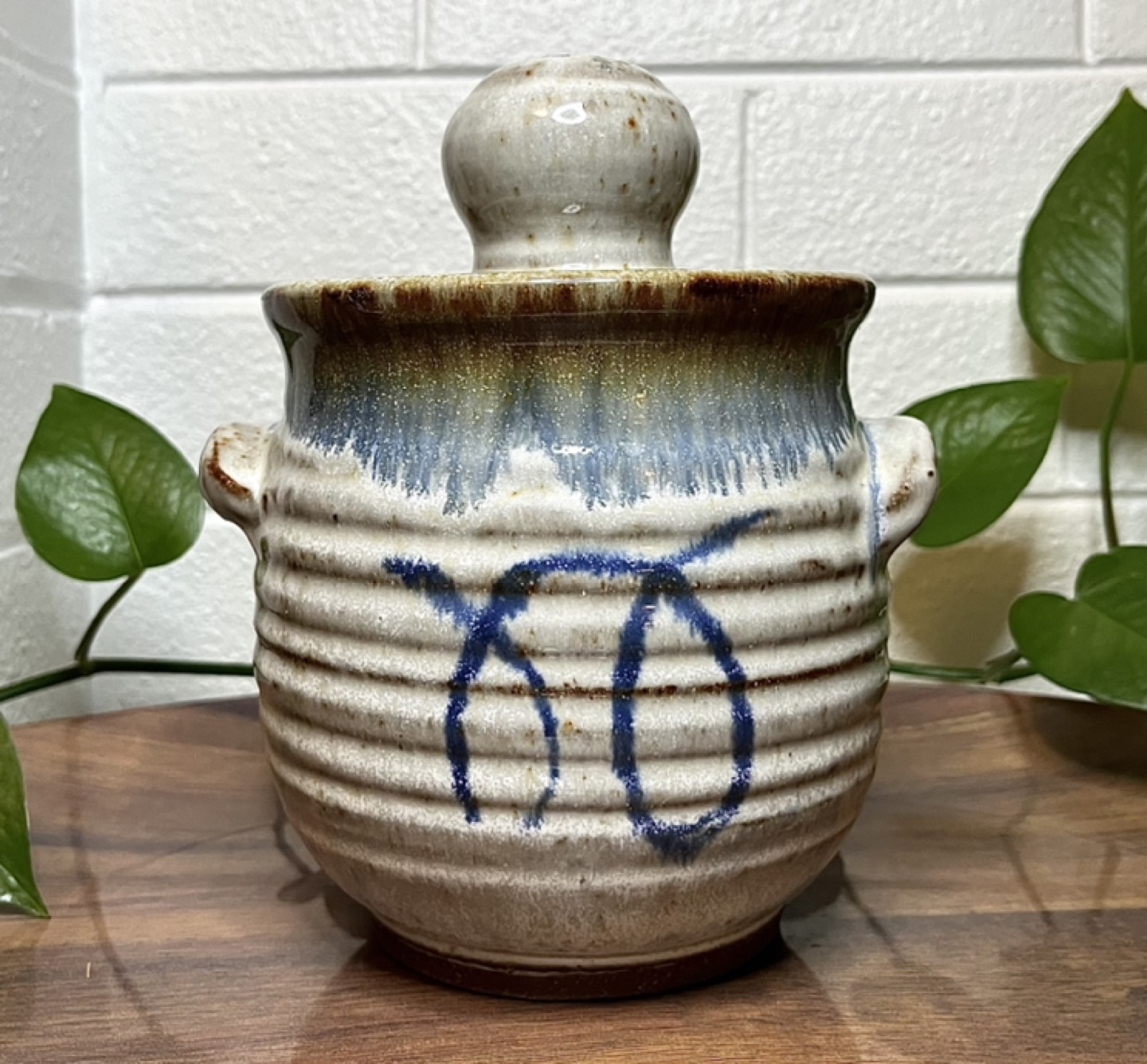 Unique Hancrafted Ceramic Pot w/ Lid - photo 3