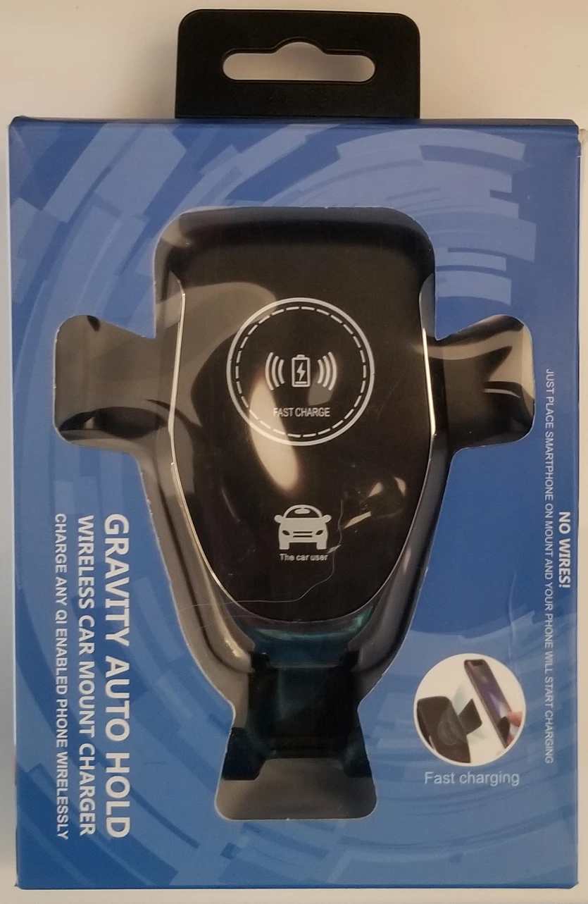 15W QI Car Phone Holder with Wireless Charging