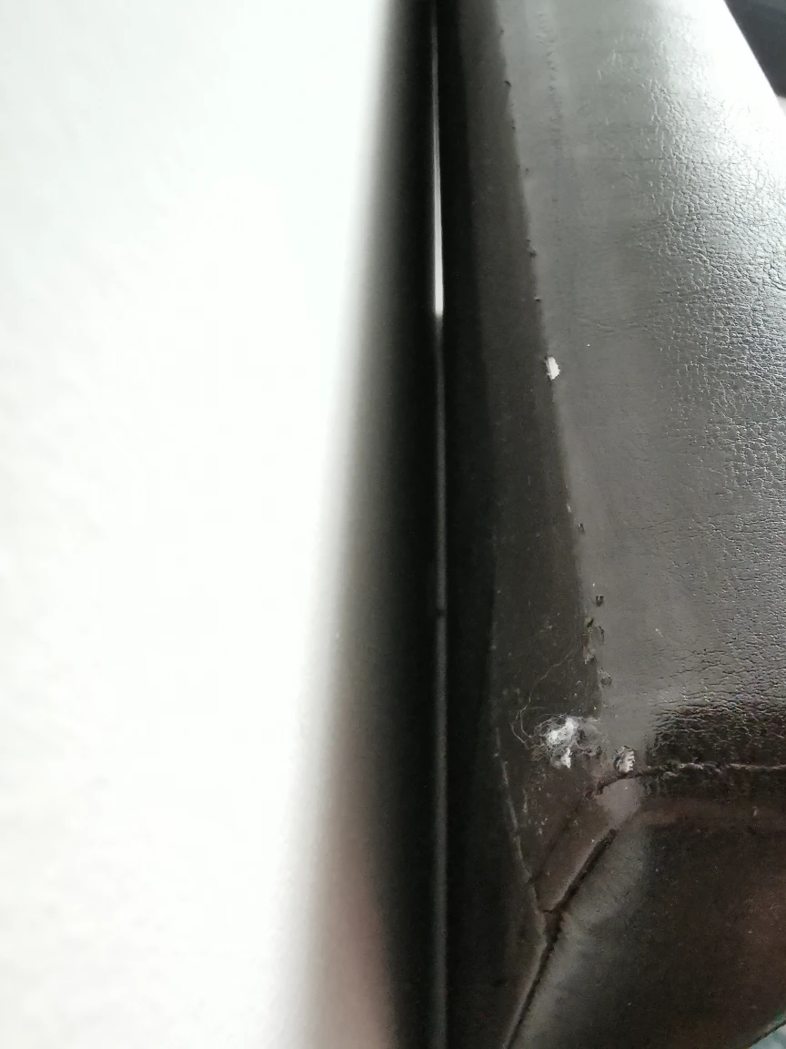 Moving sale  Faux leather bed frame - full size - photo 4