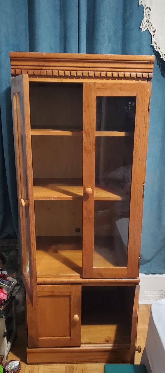 Vintage solid wood cabinet